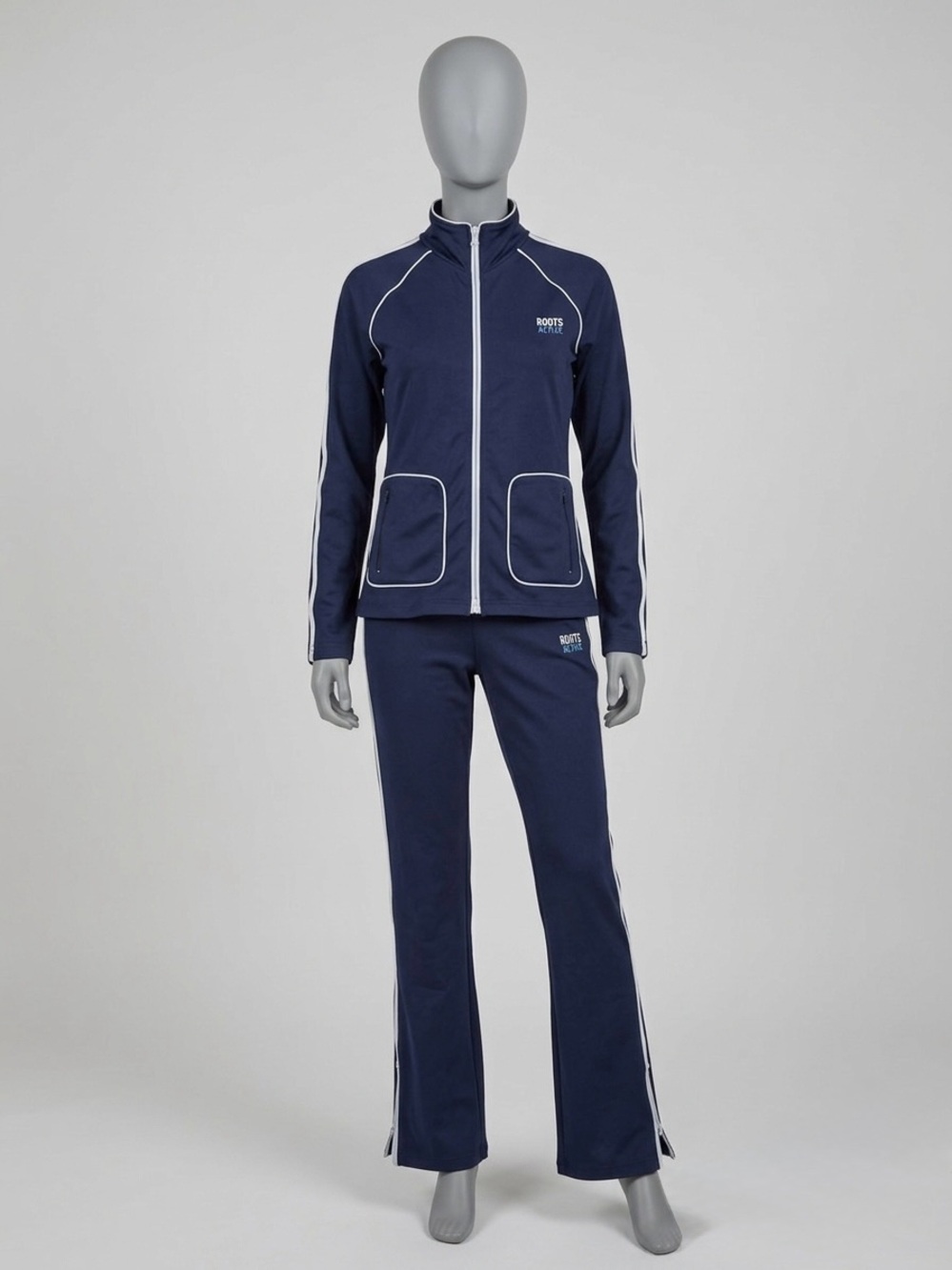 Roots Active 2-Piece Tracksuit Set - Navy Blue
